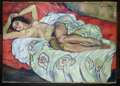 Nude Female Reclining by Marie Clementine (Suzanne) Valadon